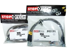 StopTech Front Rear Stainless Steel Brake Line Kit For Infiniti G35 Nissan 350Z