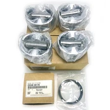 US New Engine Piston Set w/ Rings For 2006-11 Hyundai Accent Kia Rio 2341026501