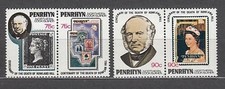 Penrhyn - Brief Yvert 105/8 ** Mnh