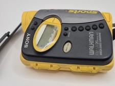 Sony Sports Walkman WM-FS593 Portable AM/FM Radio Cassette Player turns on