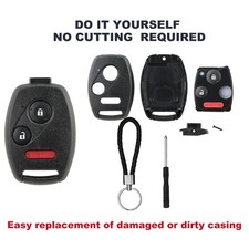 1car Key Shell Remote Fob Case For Honda Crv 2007 2008 2009 2010 2011 2012 2013