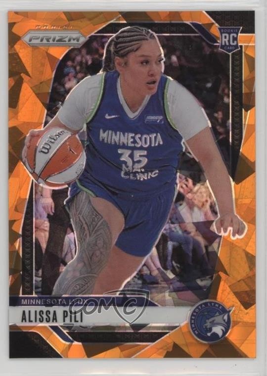 2024 Panini Prizm WNBA Orange Ice Prizm Alissa Pili #83 s5q