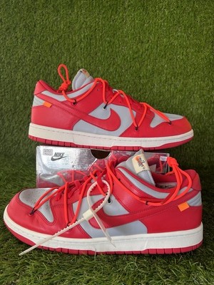 Size 14 - Nike Dunk Low x OFF-WHITE University Red 2019