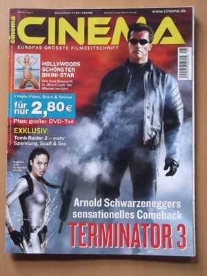 Zeitschrift CINEMA 8 / 2003 Heft 303 - Tomb Raider 2 - Terminator 3 - Lichter