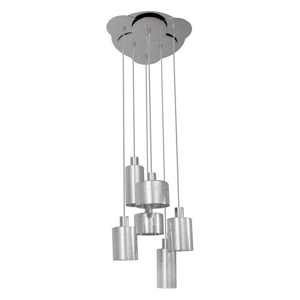 Brillante Lampadario Da Soffitto Emotion Cromo Max. 6 X 60W E27 Effetto Stellare - Immagine 2 di 2