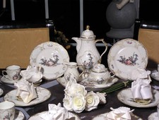 edles Kaffeeservice Rosenthal Sanssouci Hoeroldt Arkadien 12 Personen, Neu