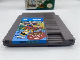 The Simpsons: Bart vs. the Space Mutants (Nintendo NES, 1991) Box & Game Only