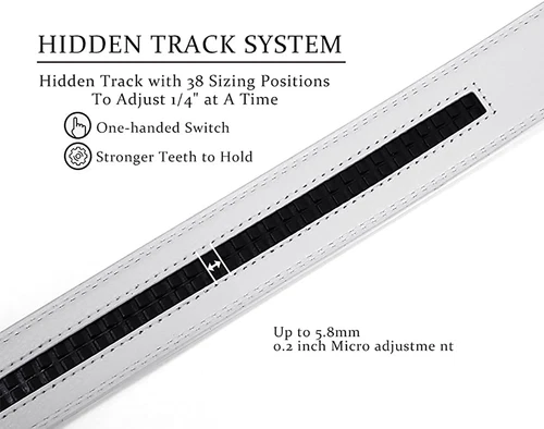 Men's Leather Ratchet Belt Strap Only 30mm Replacement Belt without Buckle - Picture 34 of 36