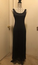 Mica Evening Coctail Black Dress size 4 Made in USA perfect shape!