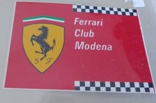 FERRARI CLUB  Modena   STICKER  9 CM/  3,5 "  Ferrari stickers