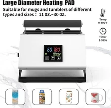 MYLIFE Tumbler Heat Press Machine Sublimation Mug Heat Press for 30oz 20oz 16...