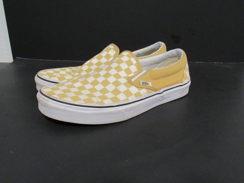 yellow checkered shoes