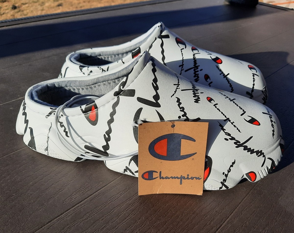 Champion Super Meloso Warped Clog Shoes Youth 7 Women 9