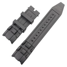 26mm Rubber Black Watch Band Strap For Invicta Pro Diver 17881 17882 17884