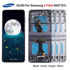 OLED For Samsung Galaxy Z Flip5 5G F731W LCD Display Screen Assembly Black White