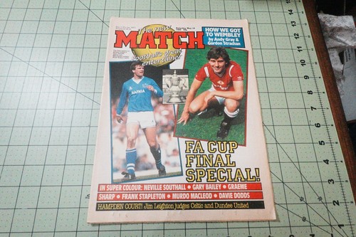 MATCH  FOOTBALL MAGAZINE MAY 18TH 1985  FA CUP FINAL SPECIAL - Foto 1 di 3