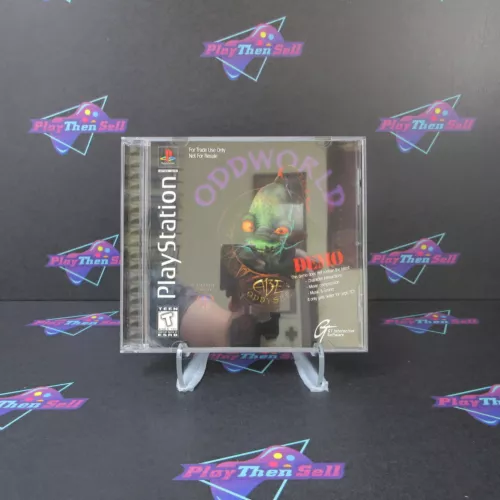 Oddworld Abe's Oddysee - Rare Demo Disc PS1 PlayStation 1 - Complete CIB