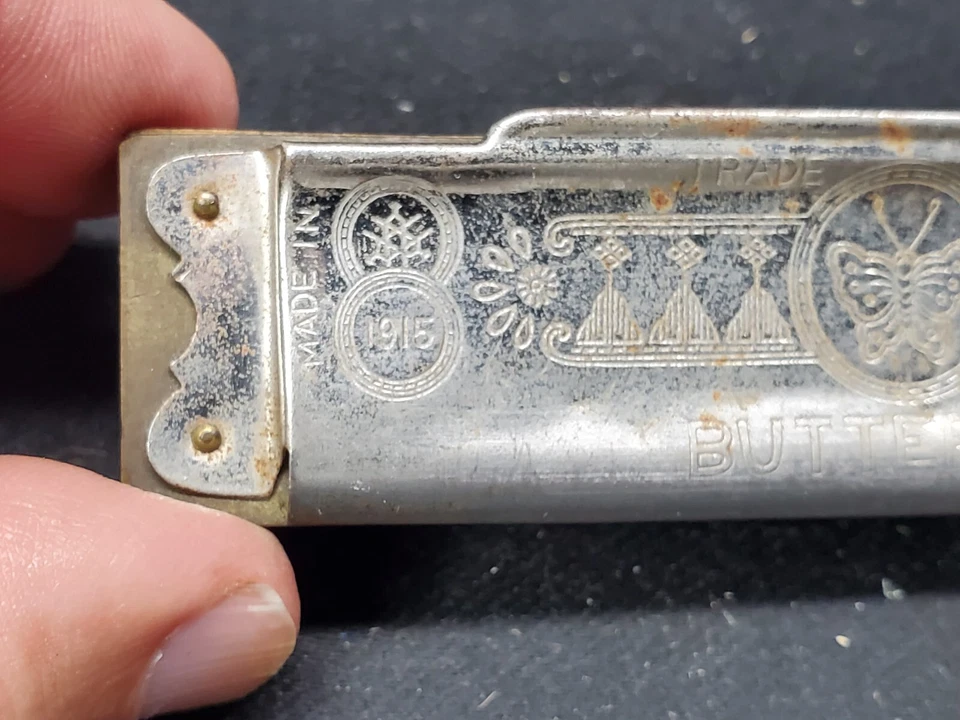 ANTIGUA ARMÓNICA CORONACIÓN 1915, T. YAMAHA, HECHA EN JAPÓN Nº 152 Foto 3 de 4