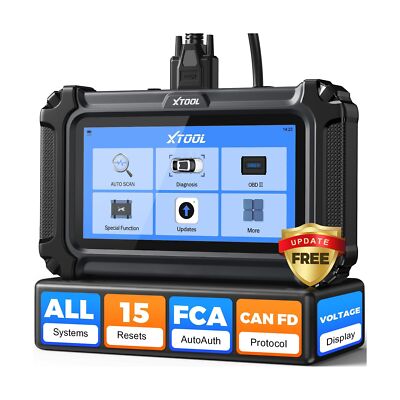 XTOOL D6 OBD2 Scanner, 2025 Full System Diagnostic Scanner for Car with 15 Re...