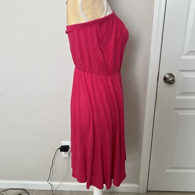 H&M Divided Women's Pink Halter neck Pink Dress Size 8** | eBay