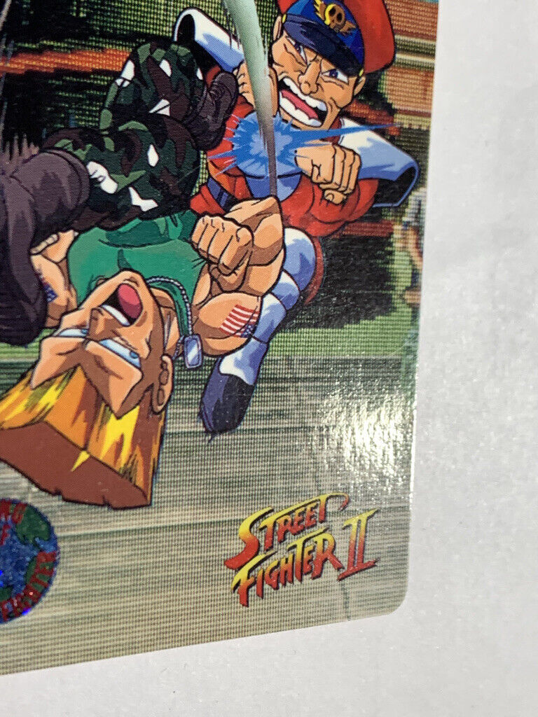 Vega Street fighter II Capcom 1992 TCG Bandai cards vintage Japanese 55