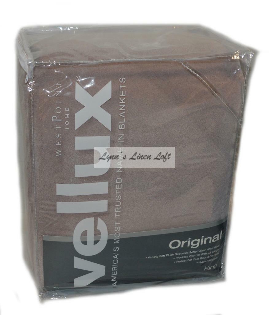 Vellux Original Plum Rose King Blanket Soft Year Round Warm Insulated