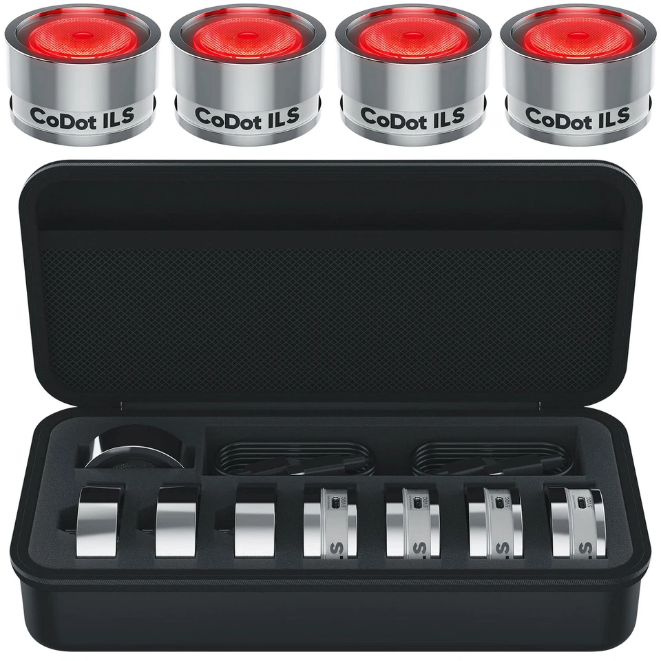 Chauvet DJ CoDot ILS 4-pack LED Illuminators Wash Up-Lights+Case+RFC Remote - Image 2 of 4