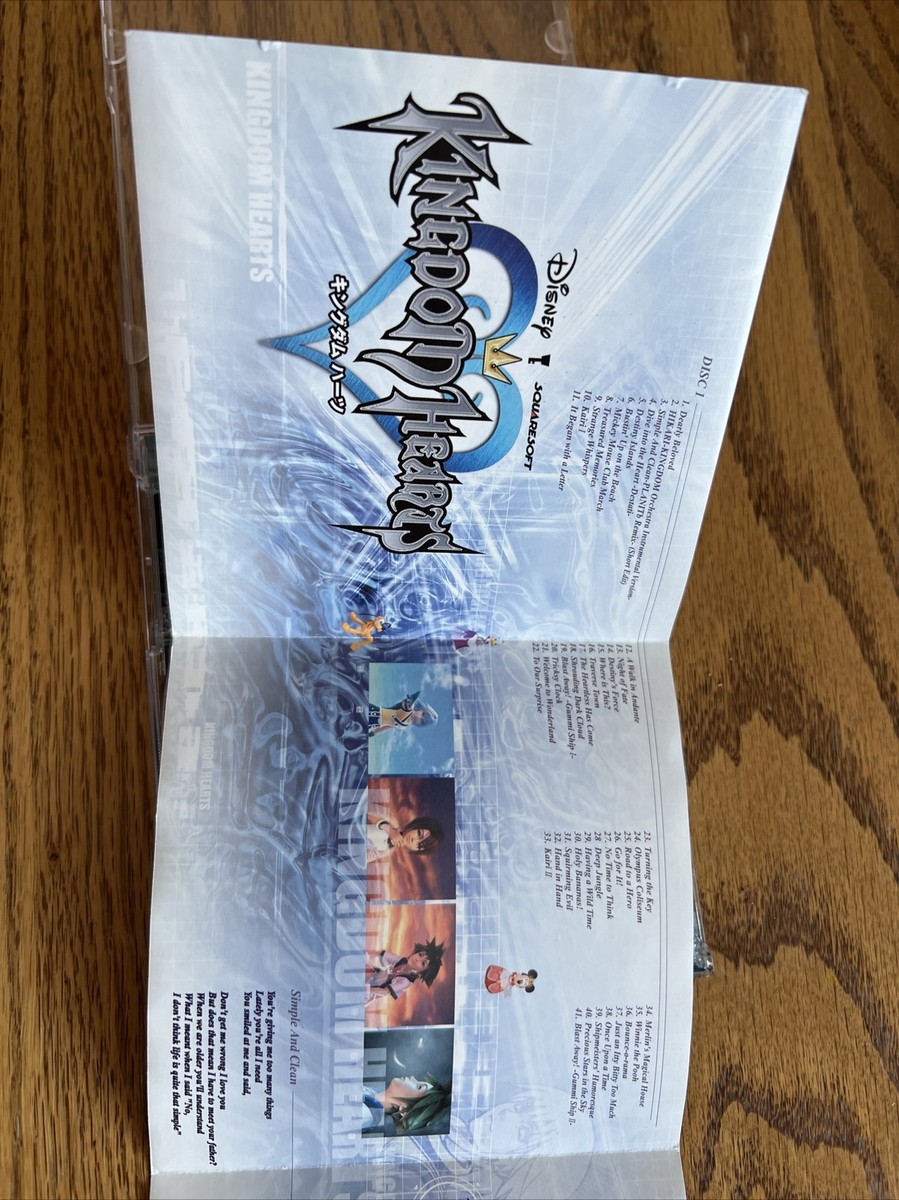 Kingdom Hearts: Original Soundtrack OOP Discs Are Pristine