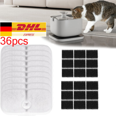 18+18 Brunnenfilter, kompatibel mit Petlibro 2,5 l Katzenwasserbrunnen PLWF105