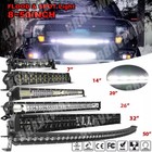 7 14 20 26 32 50" Slim LED Light Bar Spot Flood Combo Driving Truck UTE Offroad
