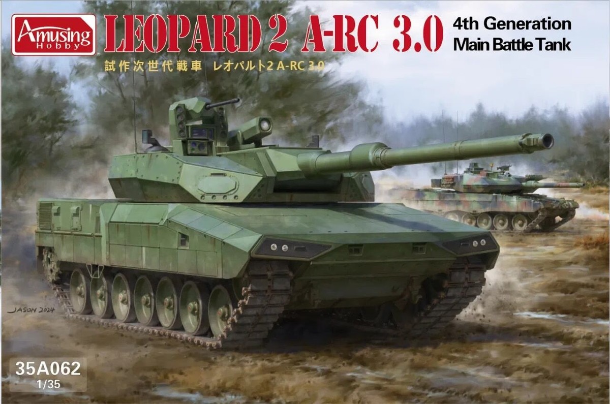Amusing 35A062 1/35 Leopard 2 A-RC 3.0 4th Generation MBT TANK