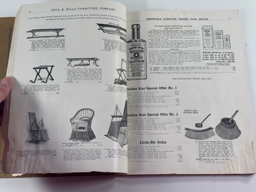 vtg Catalog 1915 Peck Hills Furniture Bedding Denver Colorado CO catalogue - Picture 19 of 20