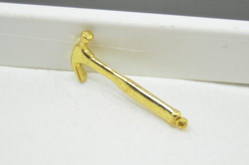Miniature Metal Handy Man Claw Hammer for Crafts & Jewelry Charms - Picture 4 of 8