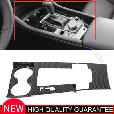 For Mazda 6 Atenza 2020-2021 Carbon Fiber Inner Gear Shift Box Panel Cover Trim