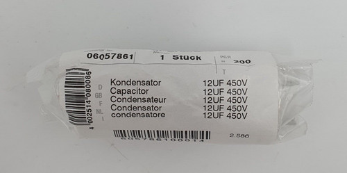 Miele Kondensator 12UF 450V Trockner T.Nr. 6057861