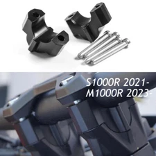 Cnc Handle Bar Risers Clamp Extend Set for BMW S1000R 2021- M1000R 2023-