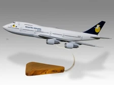 Boeing 747-200 Hellenic Imperial Airways Desk Wood Airplane Model Small 1/200