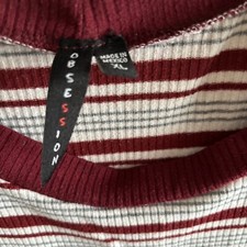 Mini Obsession  Stripes Dress SZ XL