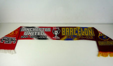 MANCHESTER UNITED VS BARCELONA 2008 CHAMPIONS LEAGUE SEMI FINAL SCARF