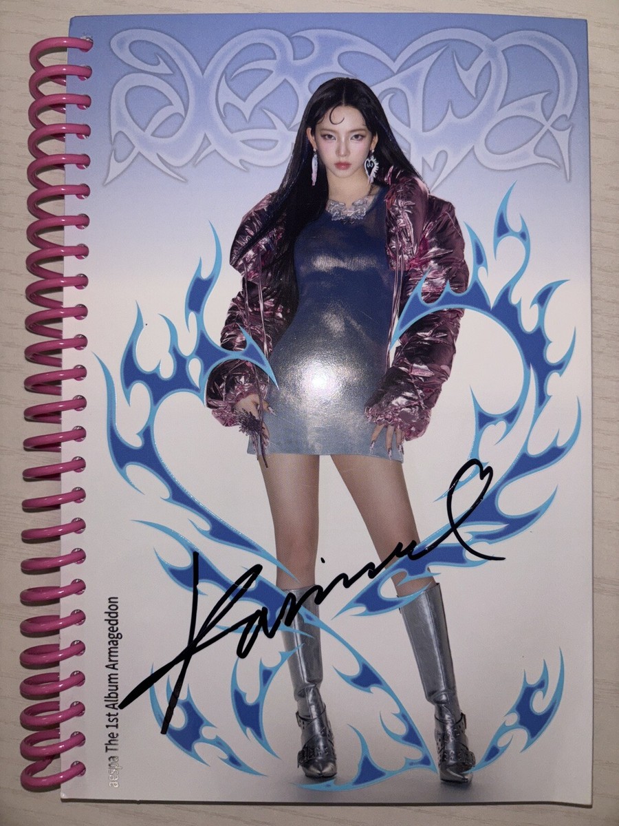 aespa [Armageddon] Karina Autographed Signed Album | eBay