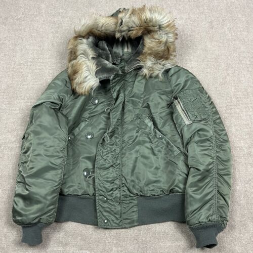 90s ALPHA N-2B 手堅い Flight Jacket サイズM 色ボルドー 90s ALPHA N-2B 手堅い Flight Jacket サイズM 色ボルドー