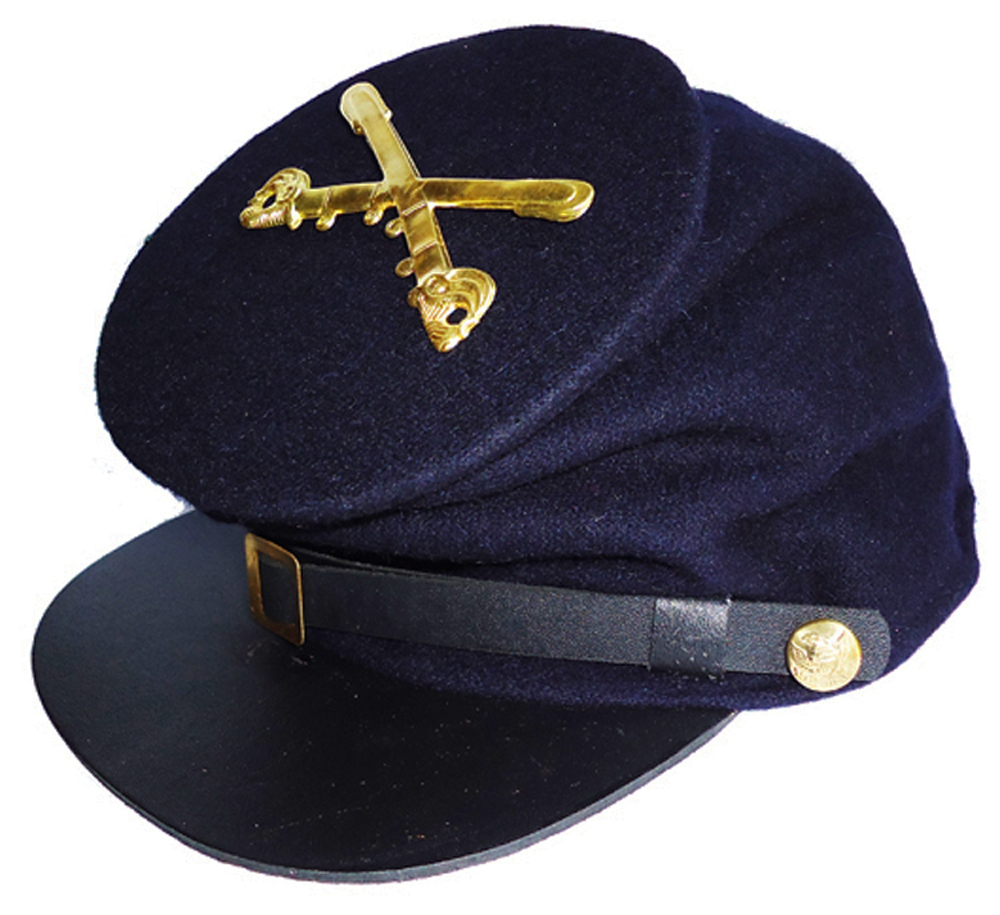 American Civil War Union Enlisted Cavalry Badged Forage Cap Hat