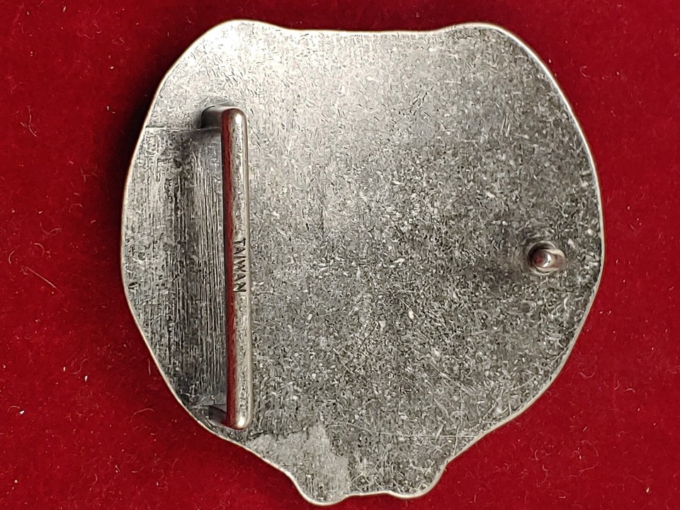 GENUINE QUALITY ISSUE Pewter Belt Buckle, Fits 1.5" Belt w/ FREE Gift