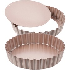 2 Pcs Pentola Da Forno Con Fondo Vivente Padella Piccola Tortiere