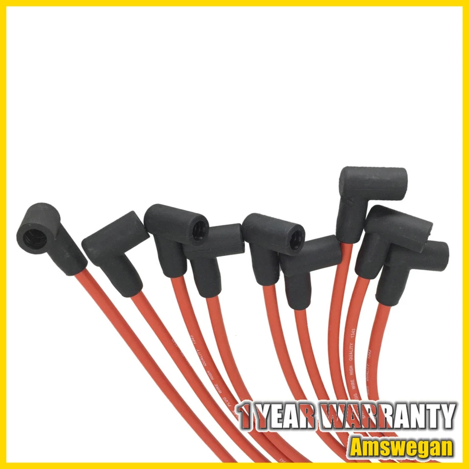 Se adapta a BBC Big Block Chevy 454 Hei Str Sobre cubierta de válvula cables de bujía 9875 m Foto 2 de 3