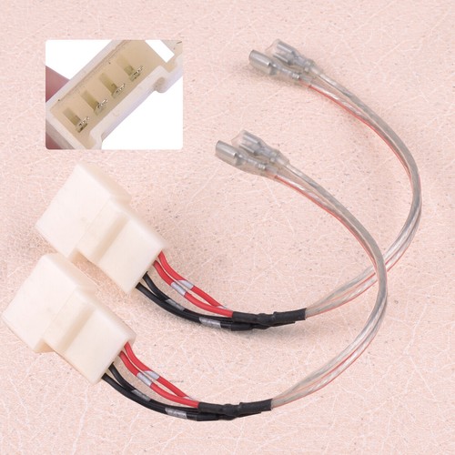 Pair Door Tweeter Wire Harness Adapter Fit For Toyota Camry Sienna