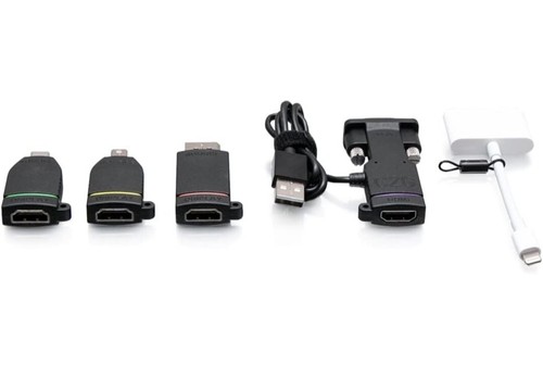 C2G Retractable Universal Mount 4K HDMI® Adapter Ring Mini DisplayPort™ VGA - 第 3/6 張圖片