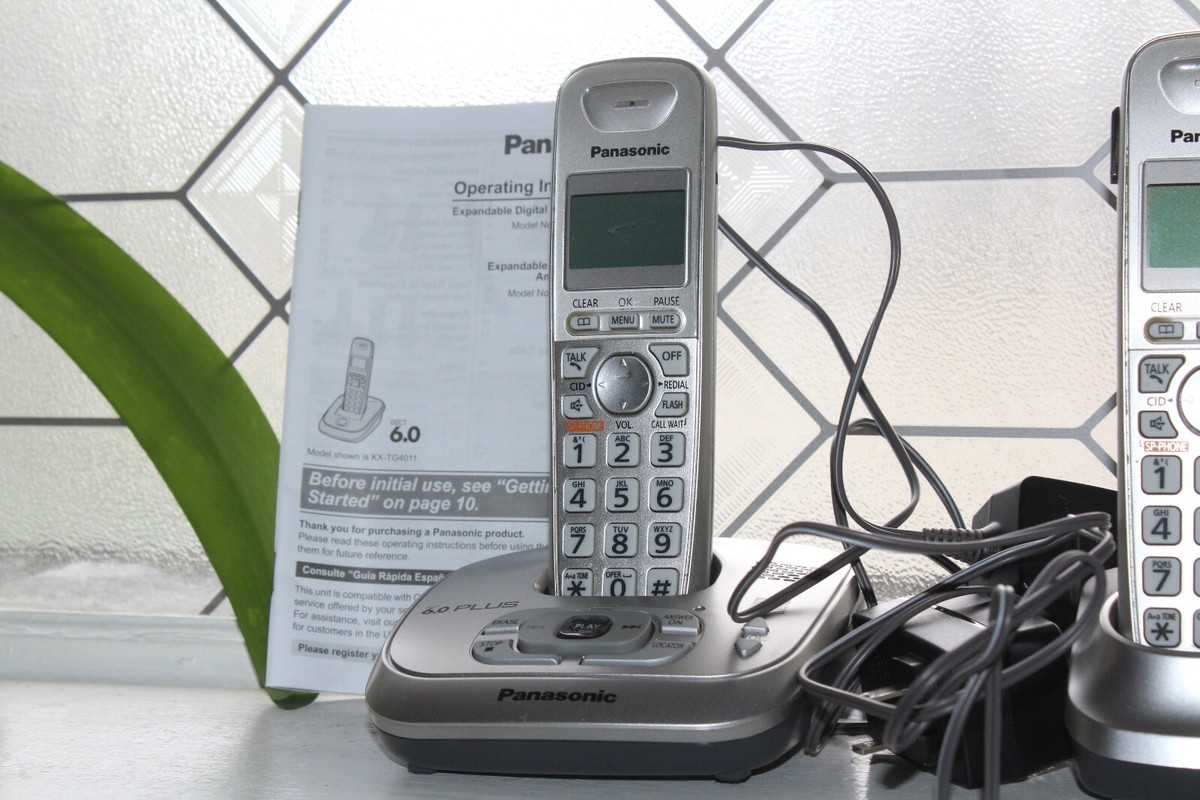 Panasonic KX-TG4023 4 Handsets Single Line Cordless Phone 