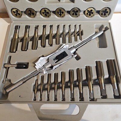 Pittsburgh Tap and Die Set 45 Piece - Titanium Nitride - No Small