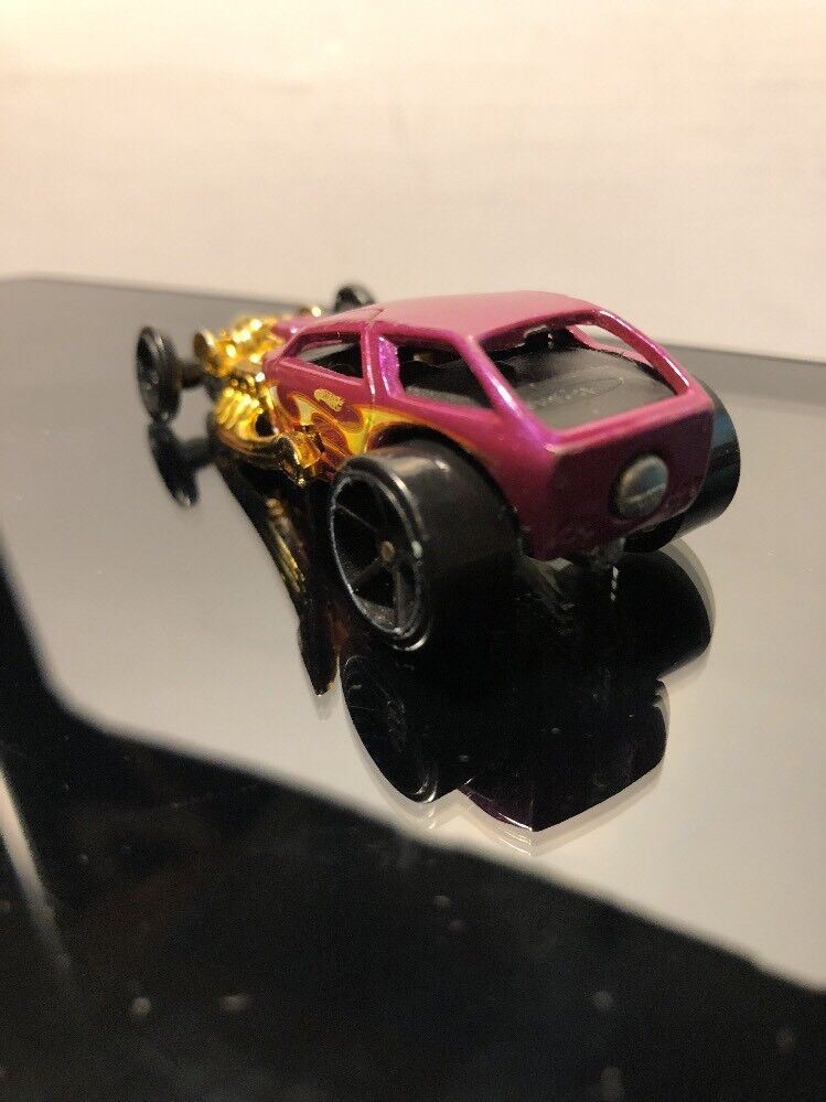 Hot Wheels SURF CRATE Collector 1999 Purple and Gold missing
